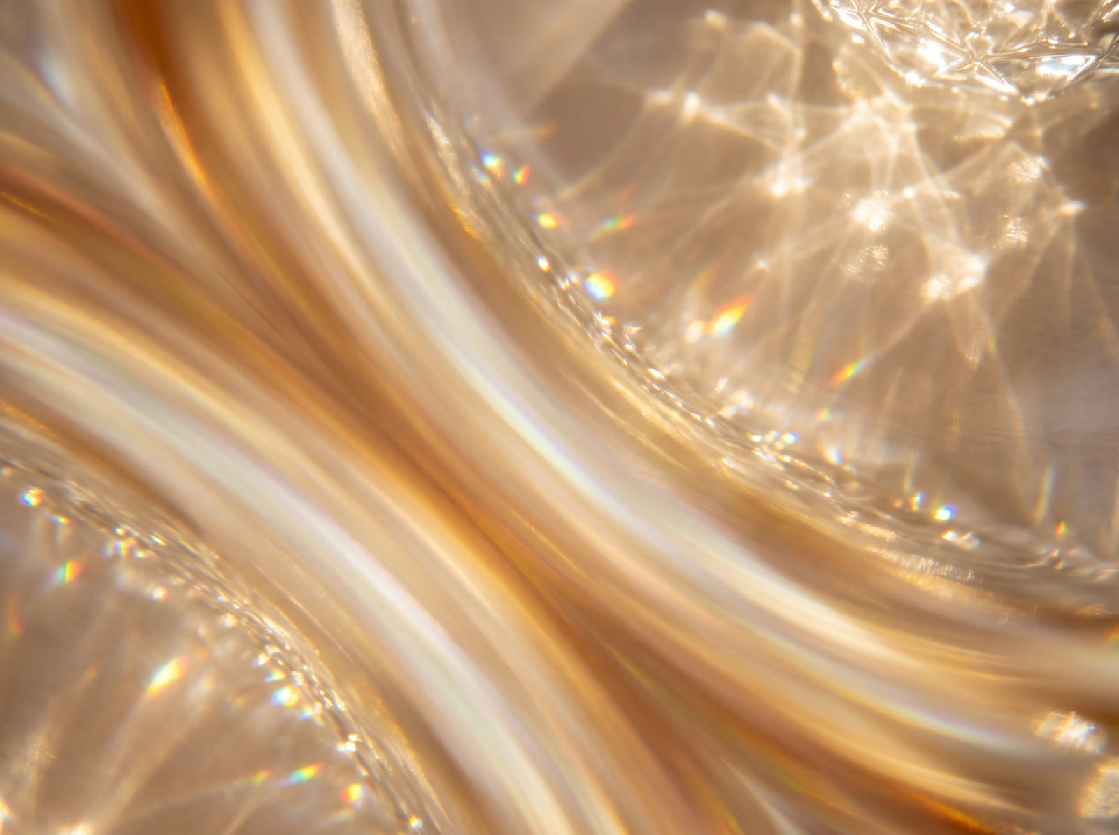 Golden Glass Swirl
