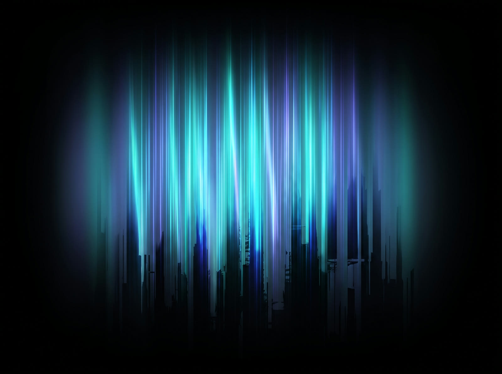 Teal Aurora Bars