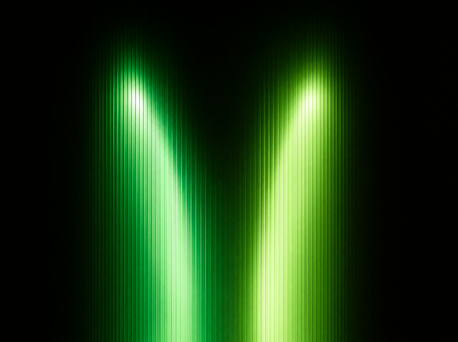 Twin Green Beams