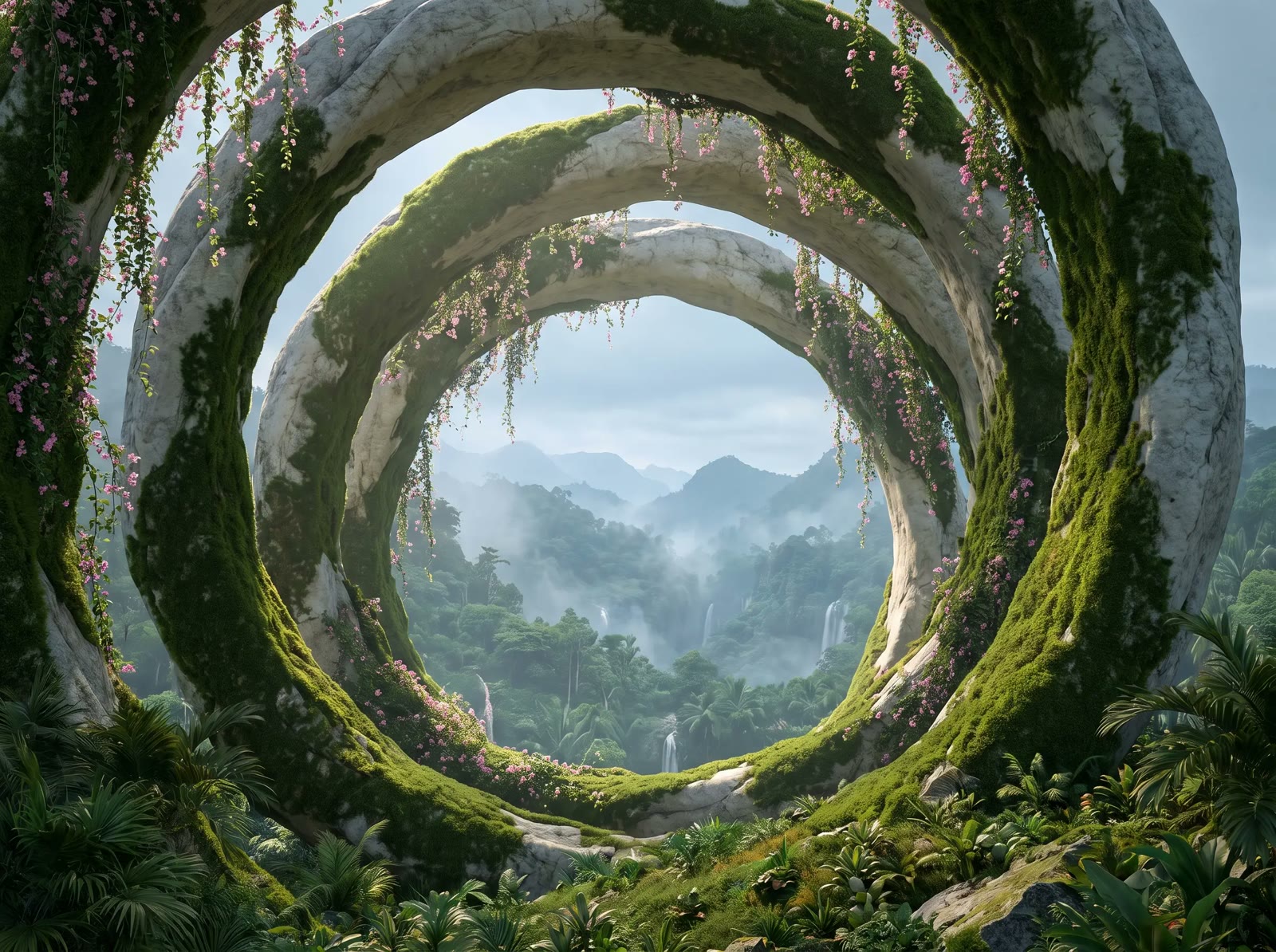 Mossy Stone Rings