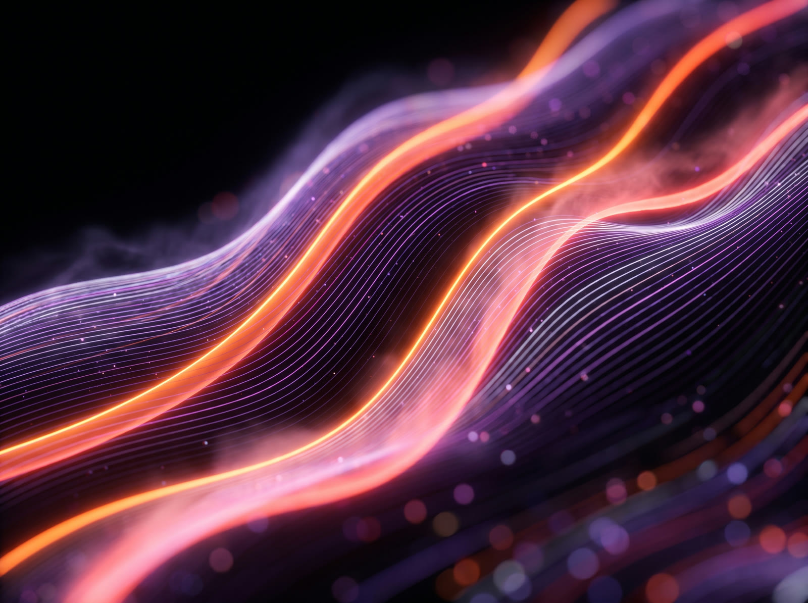 Purple Coral Ribbons