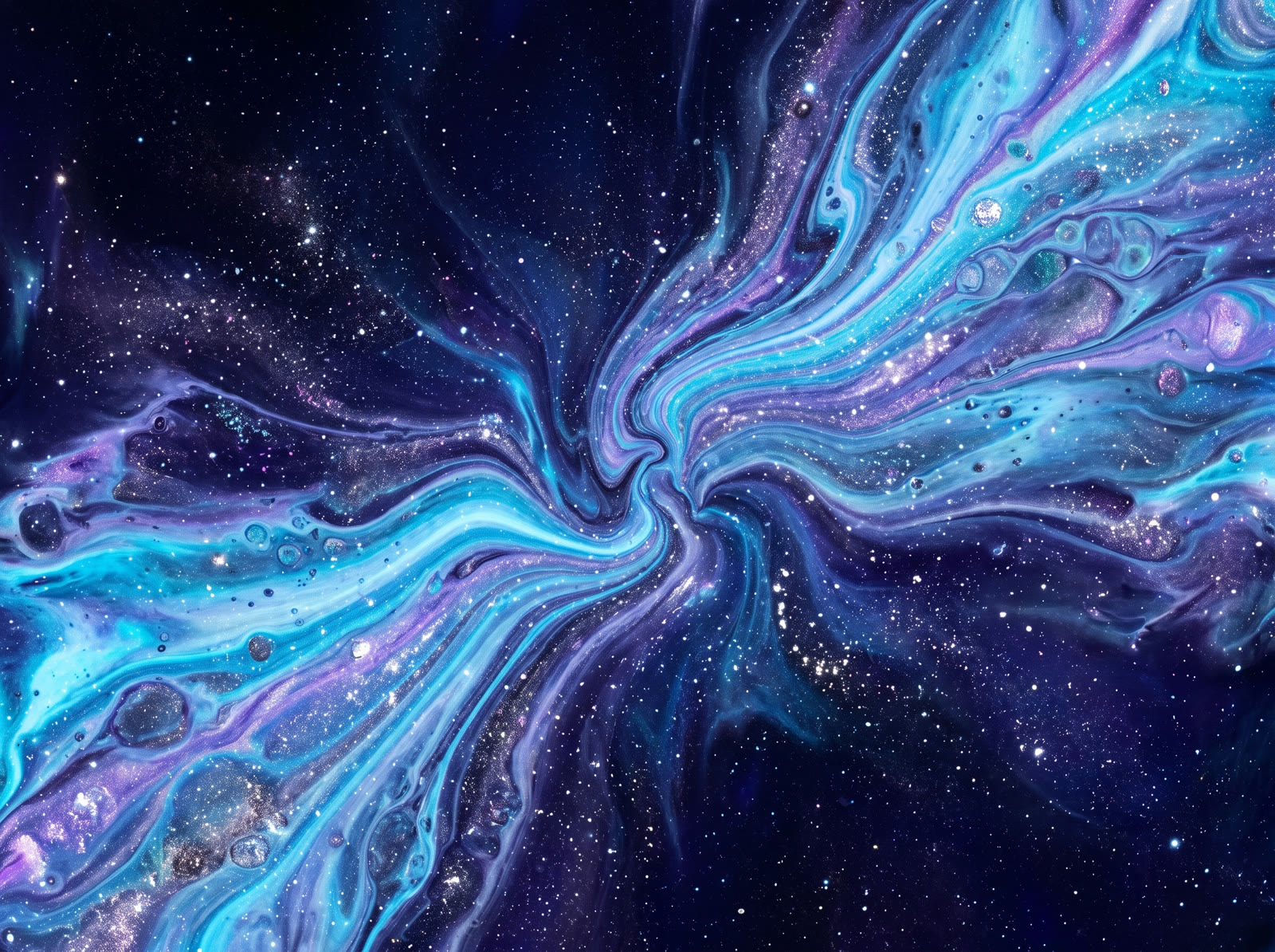 Blue Cosmic Marble
