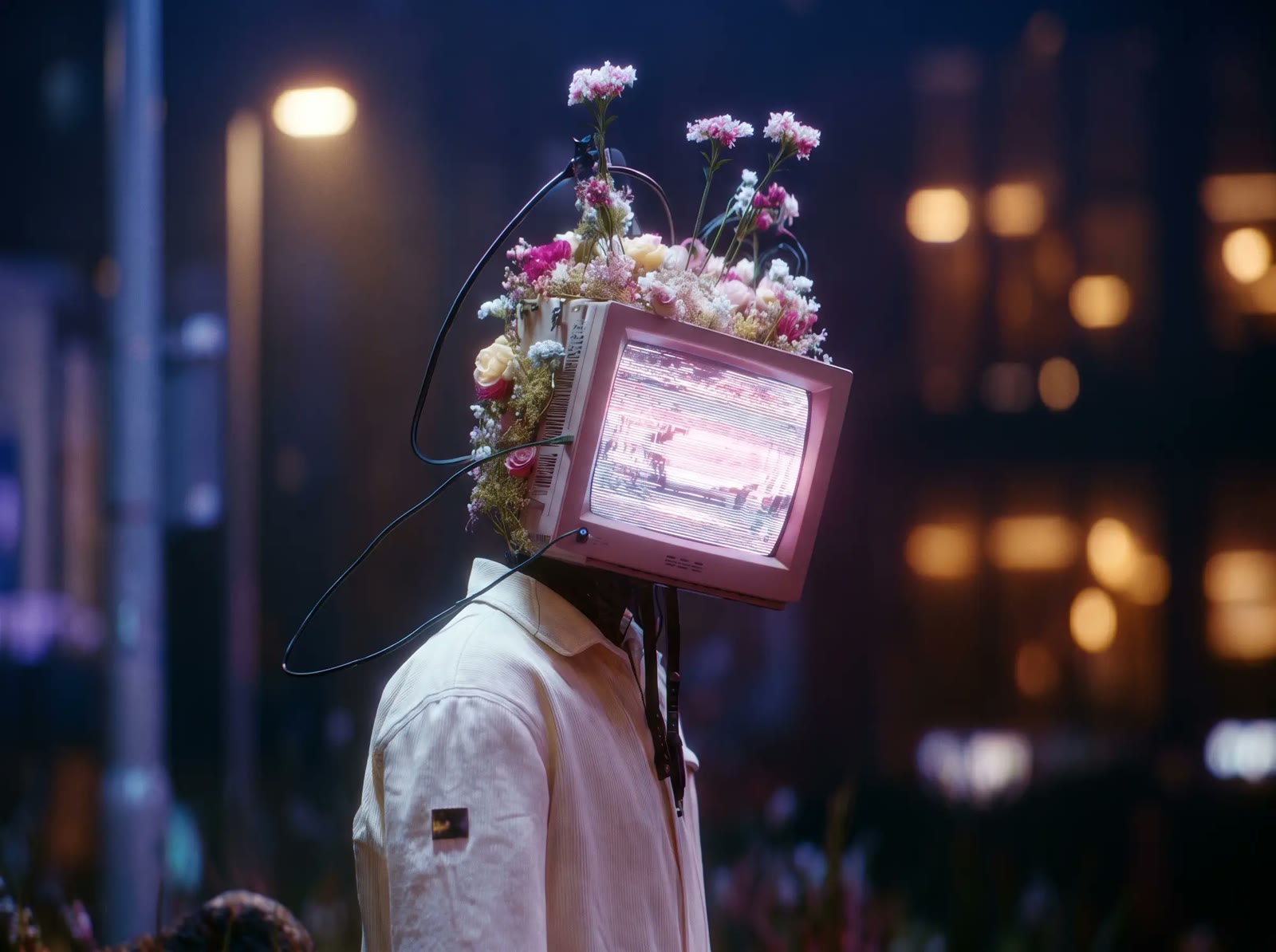 Night Tv Head