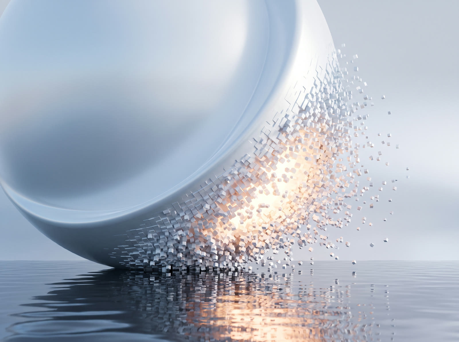 White Sphere Particles