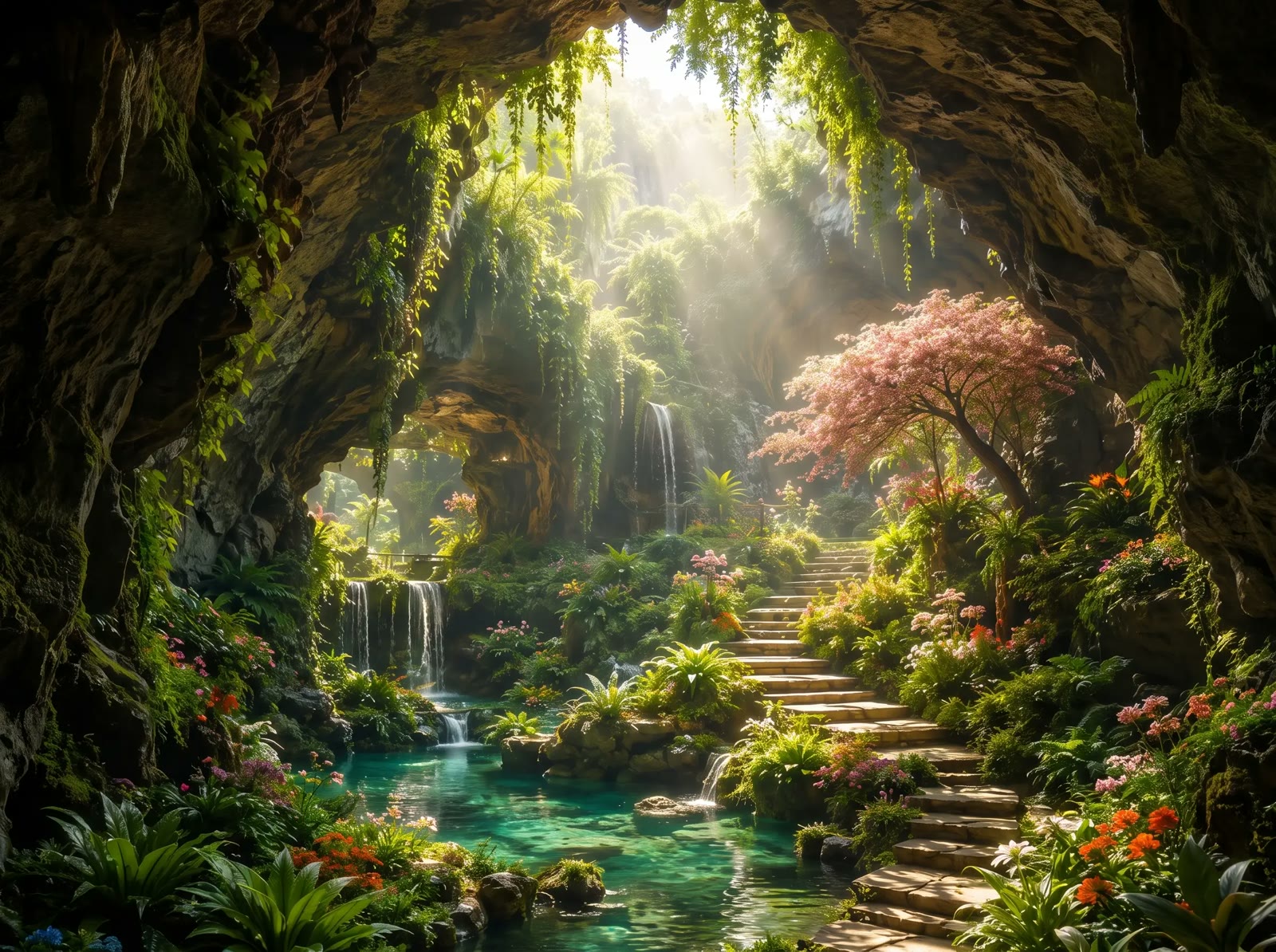 Hidden Garden Stairs