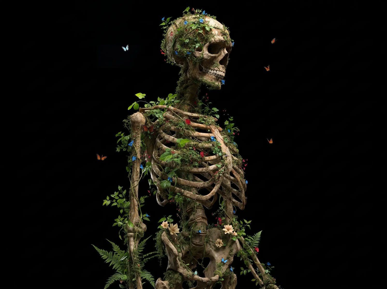 Overgrown Skeleton