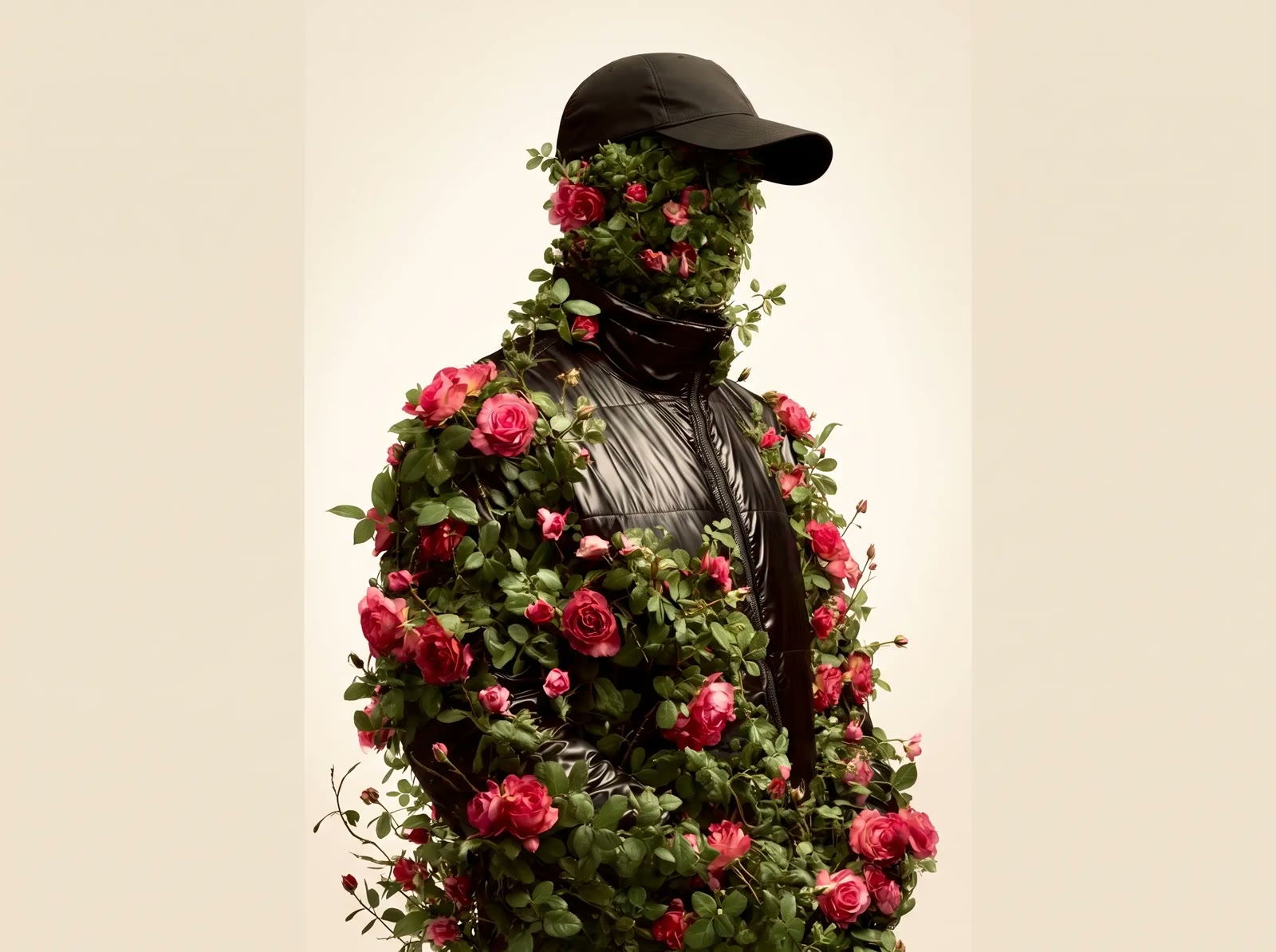 Rose Covered Figure
