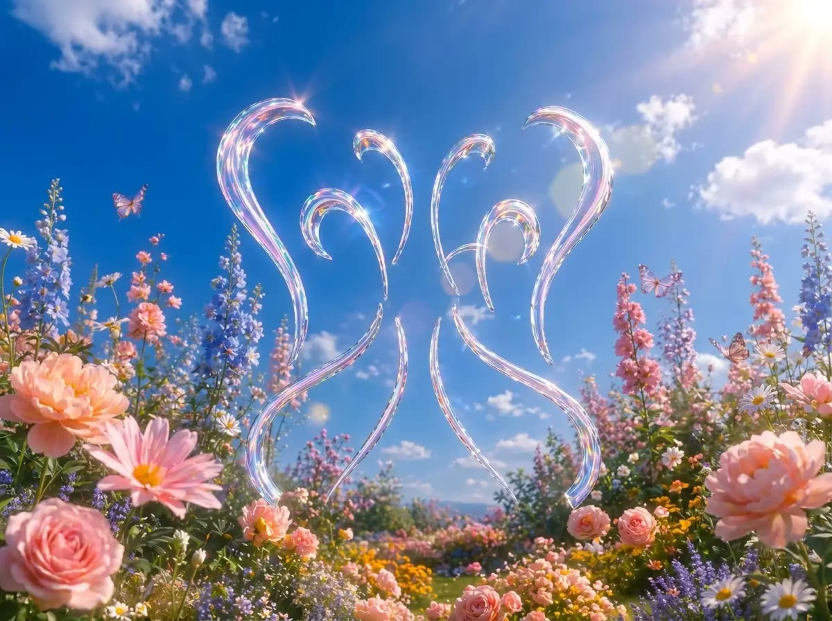 Glass Swirls Garden