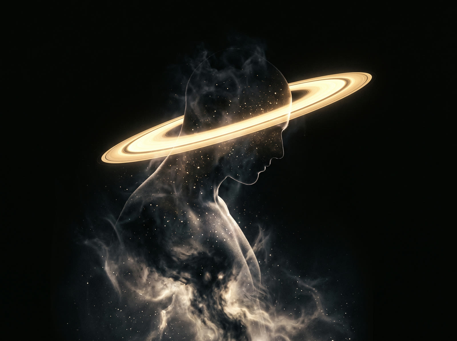 Golden Ring Silhouette