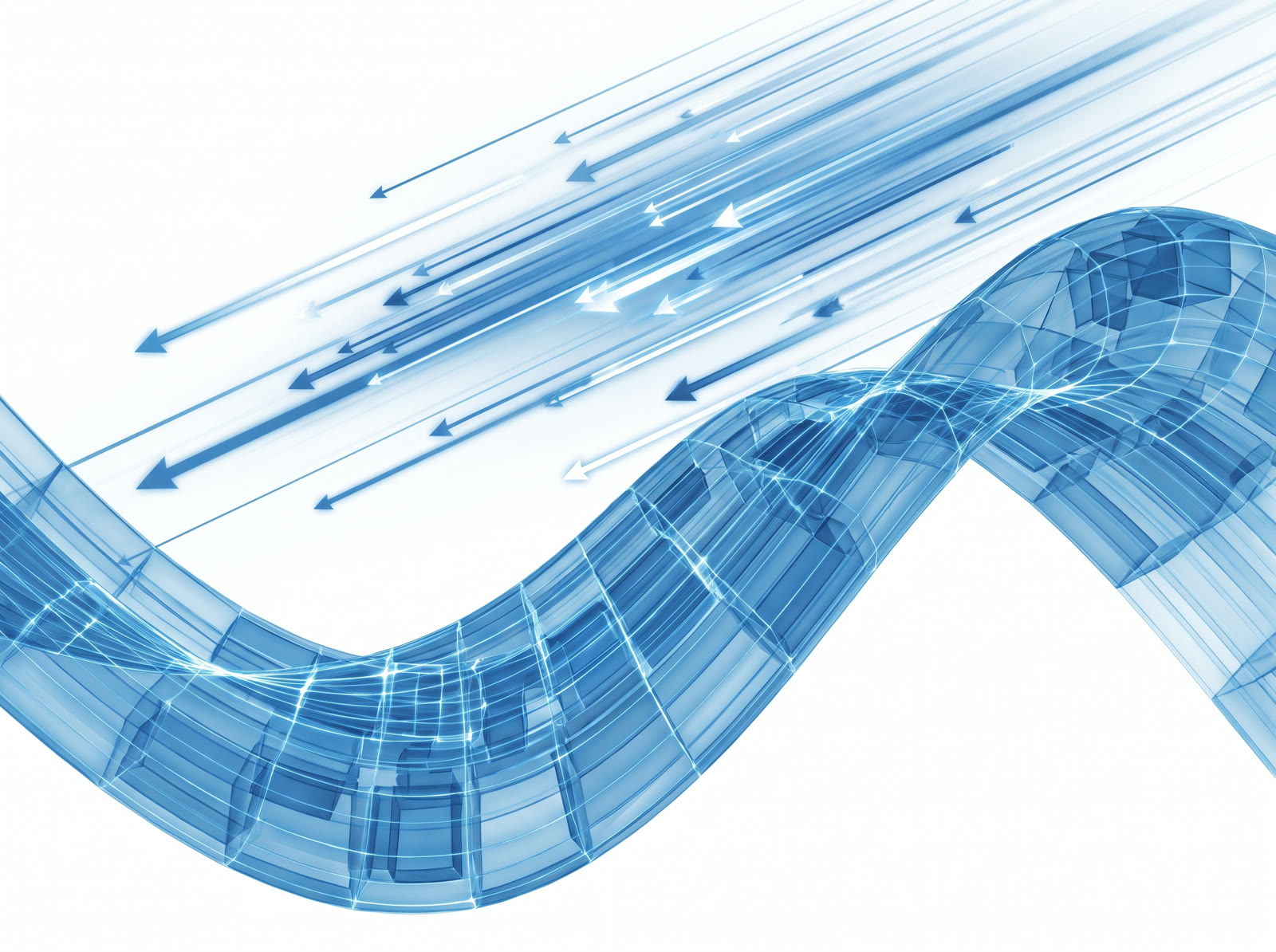Blue Arrow Ribbon