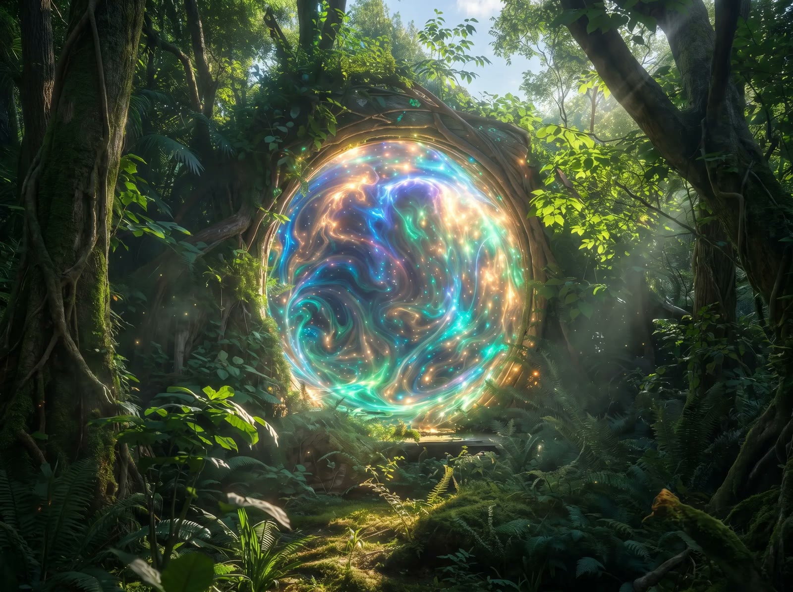 Jungle Swirl Portal