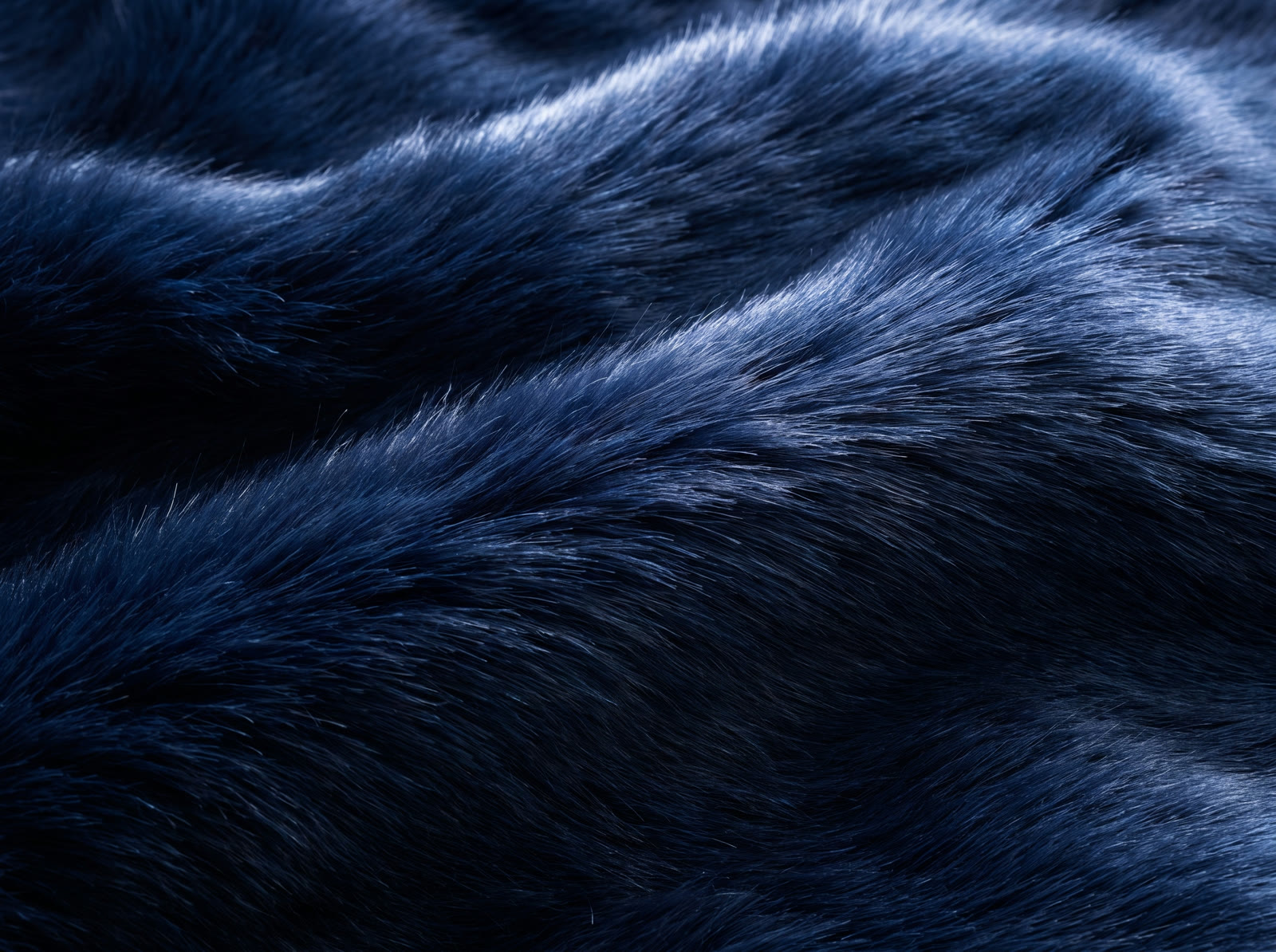Navy Fur Waves