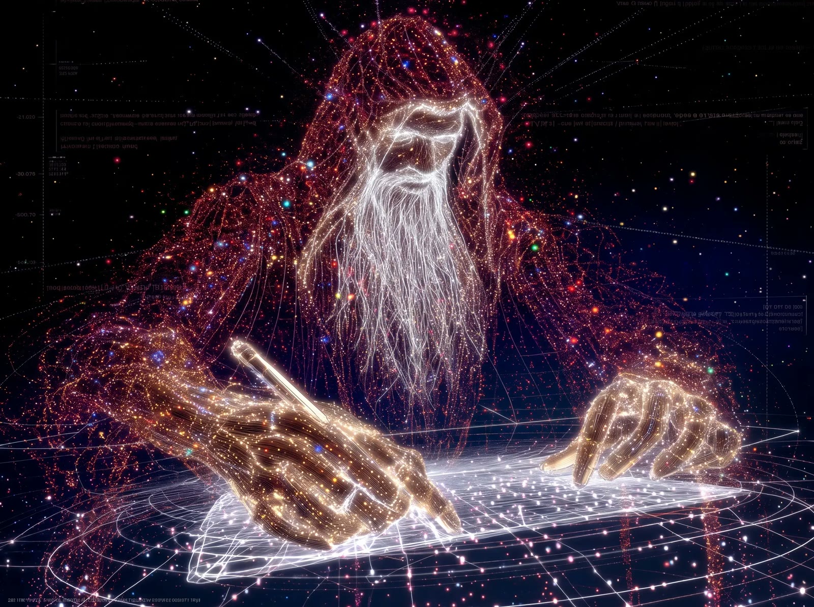 Red Particle Wizard