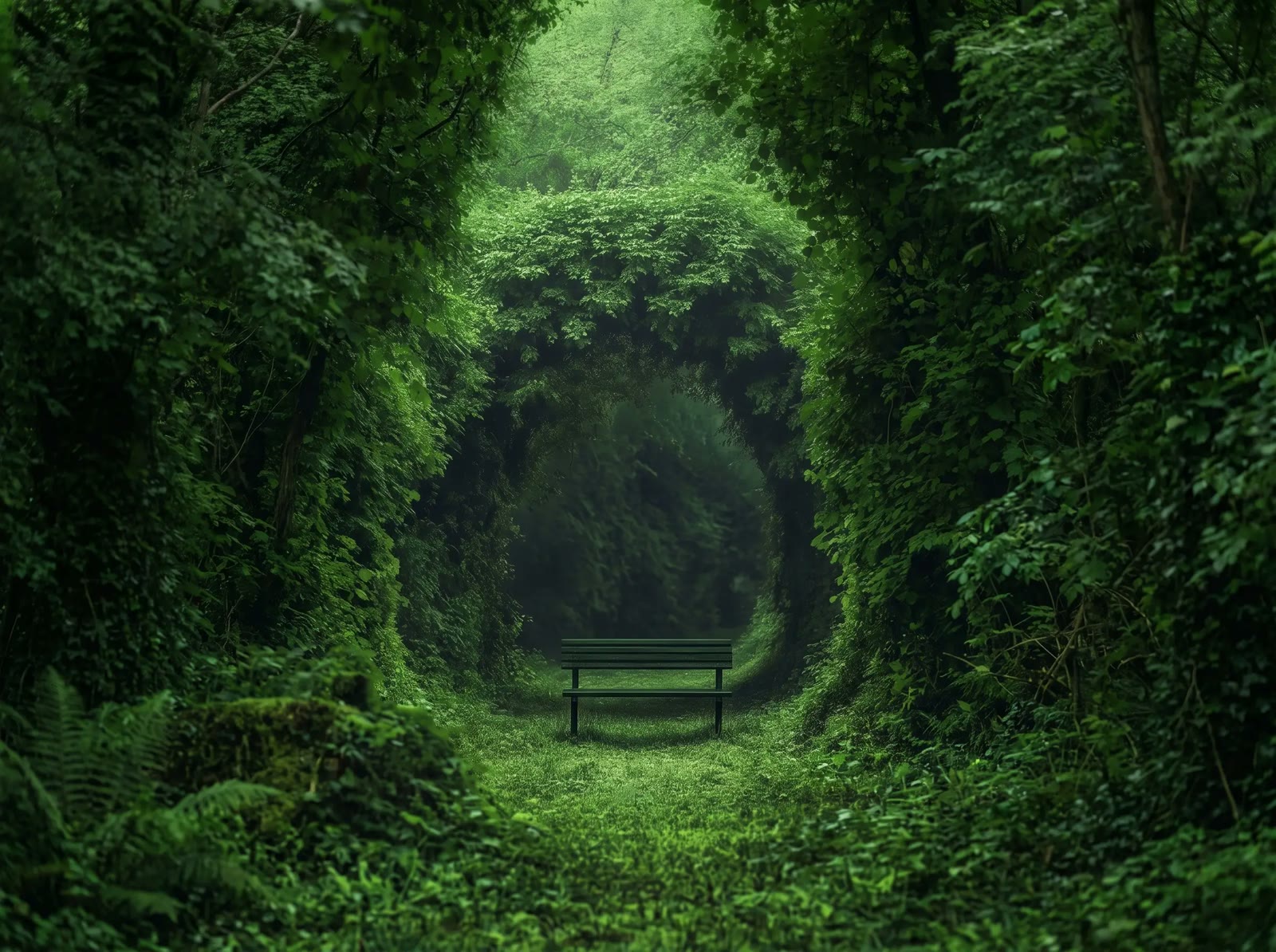 Ivy Tunnel Bench