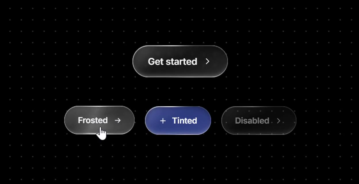 Liquid Glass Button
