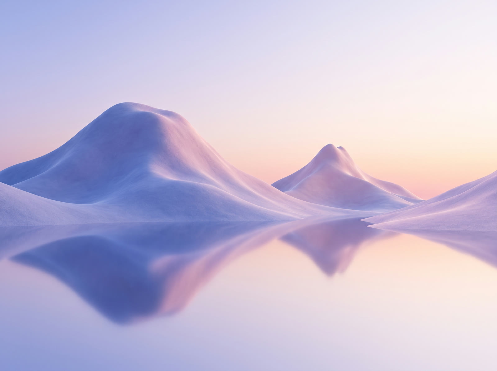 Pastel Mirror Peaks