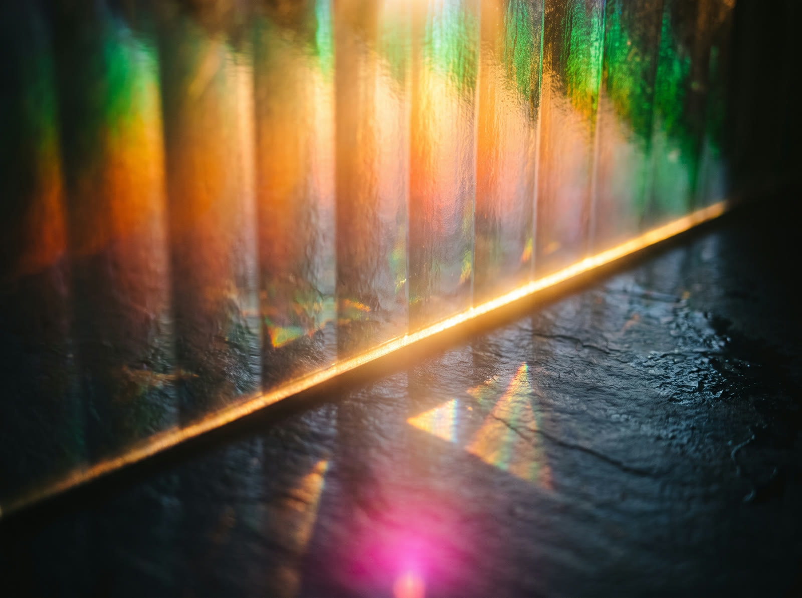 Amber Prism Wall