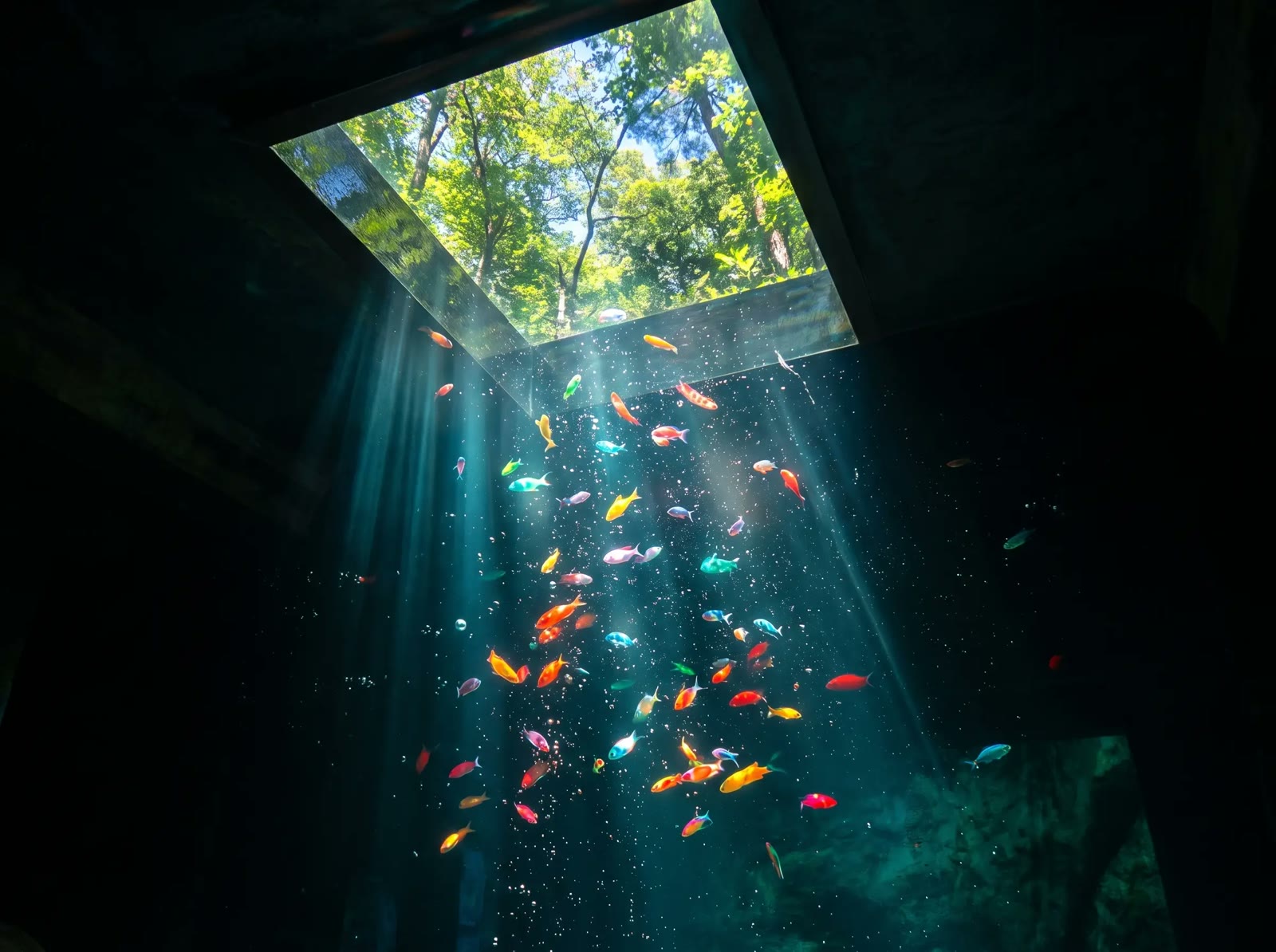 Skylight Fish Swarm