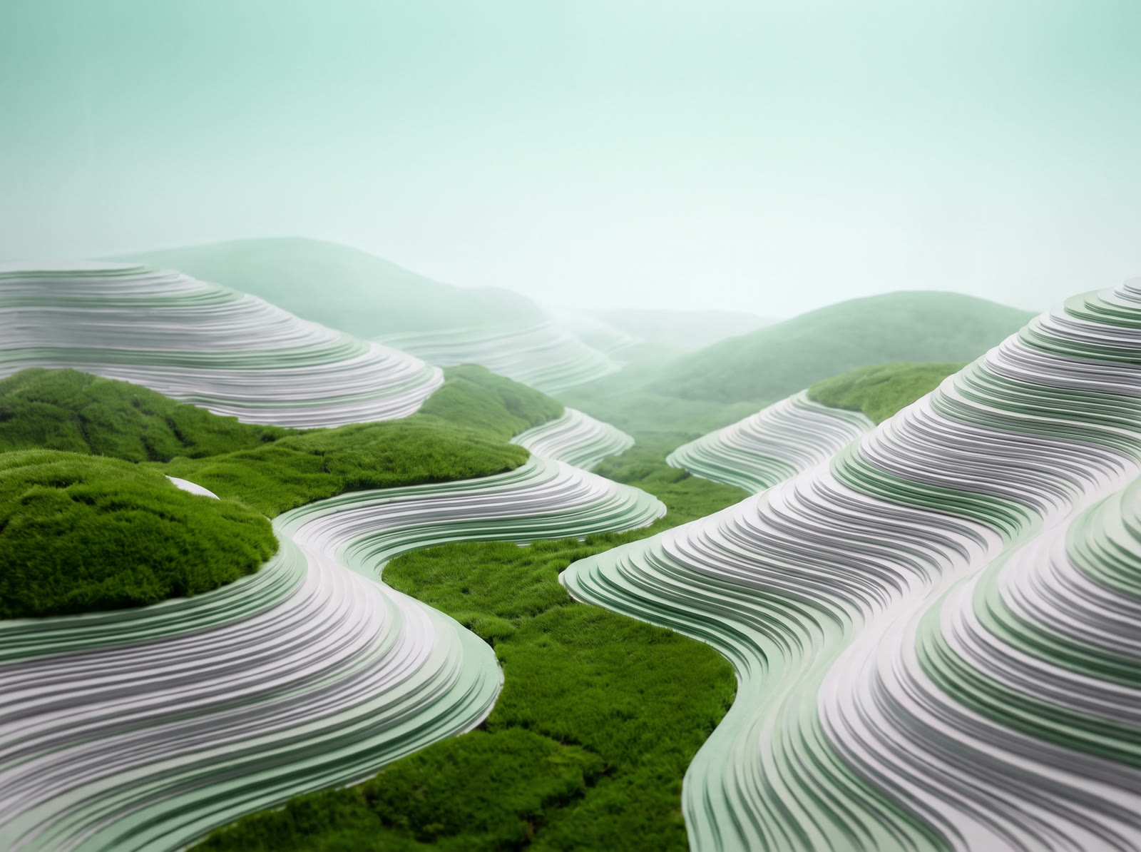 White Terrace Hills