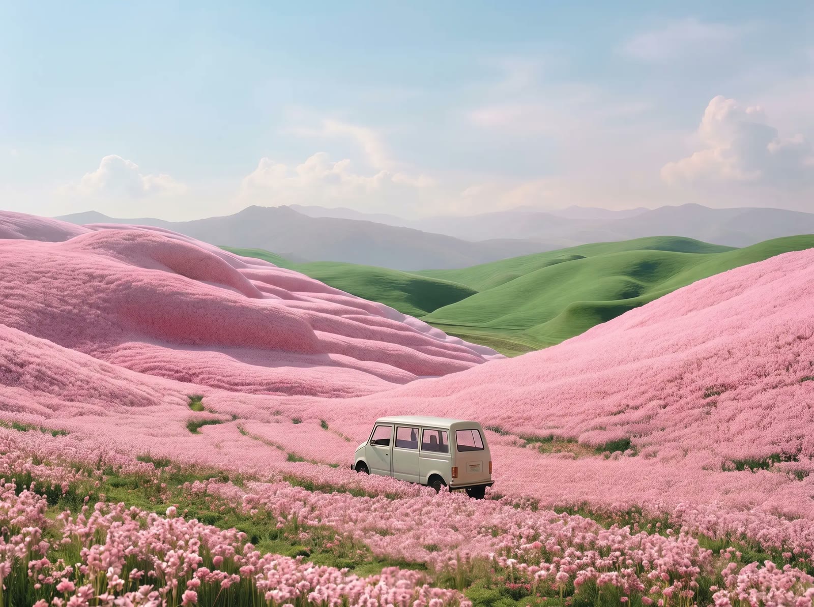 Pink Hills Van