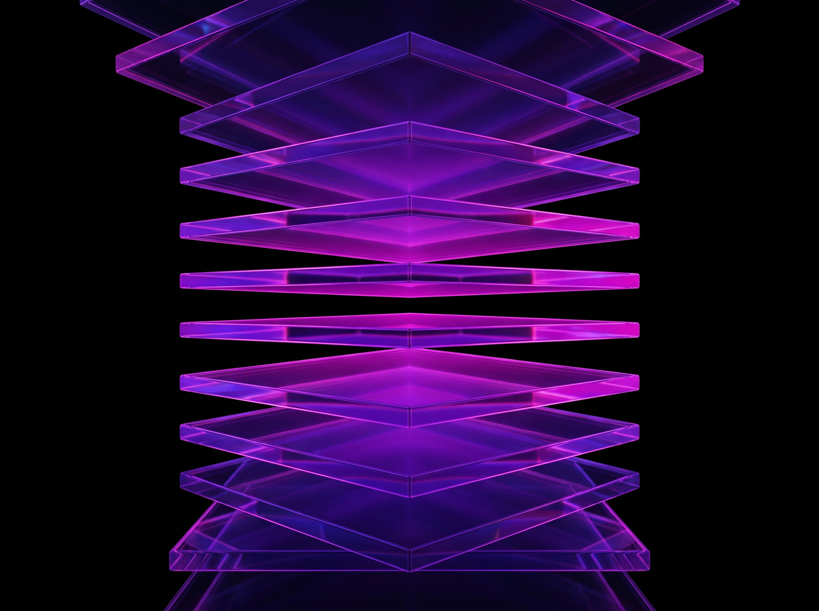 Purple Glass Stack