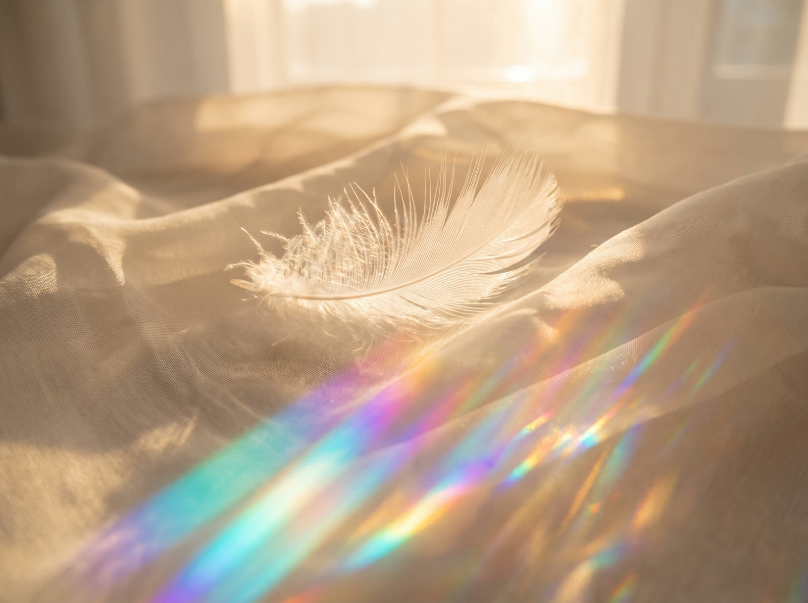 Feather Rainbow Light