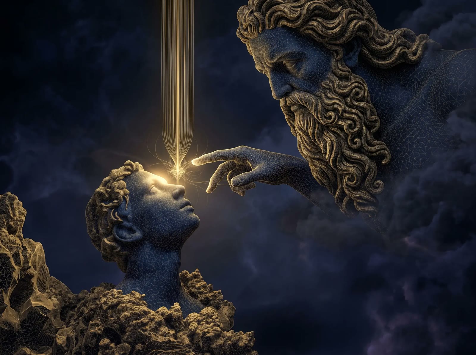 Golden Statue Touch