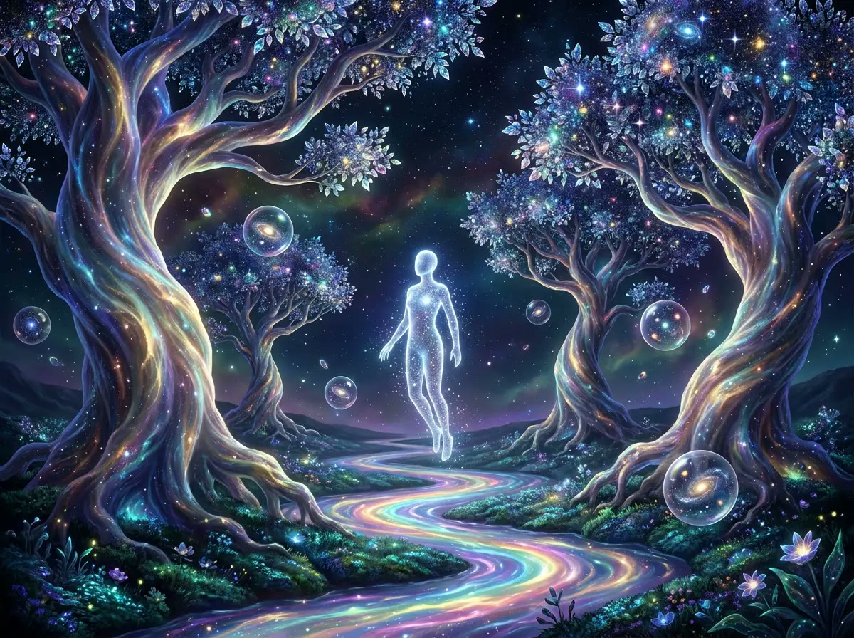 Iridescent Spirit Forest