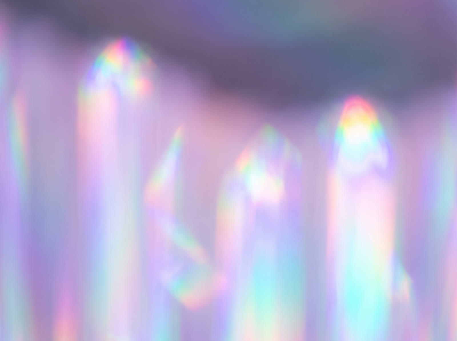 Iridescent Quartz Crystals