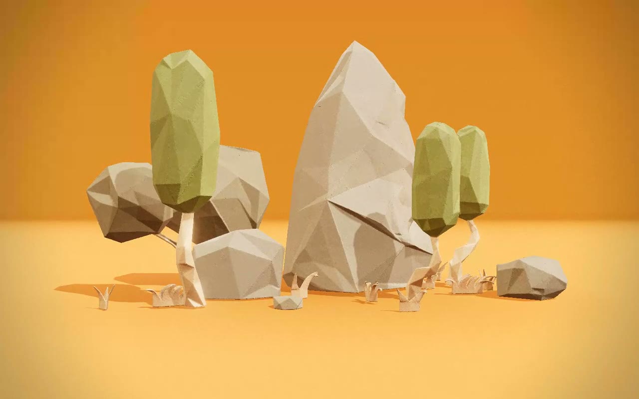 Orange Monolith Grove